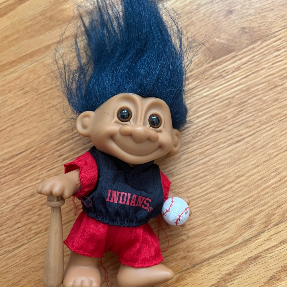 Troll Doll with Baseball Outfit mlb